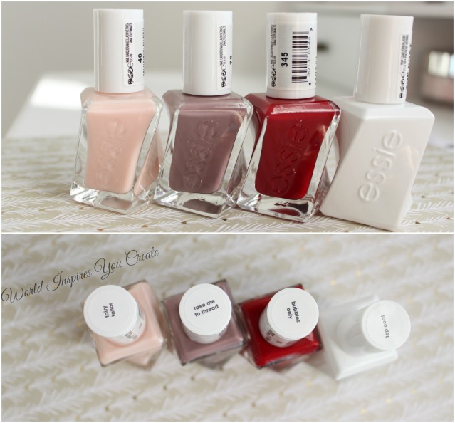Couture. Create love.Essie Gel Inspires New You polish World nail –