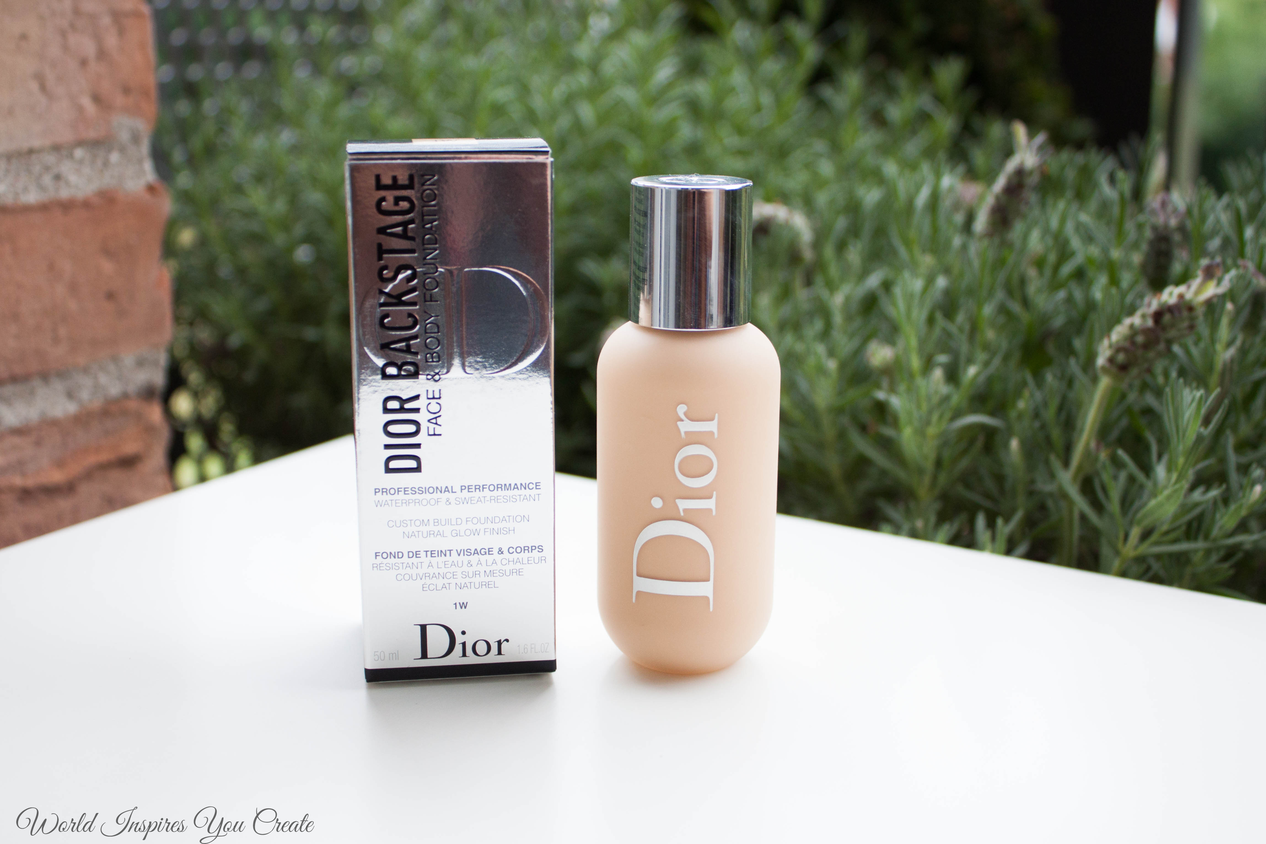 dior face and body foundation sample