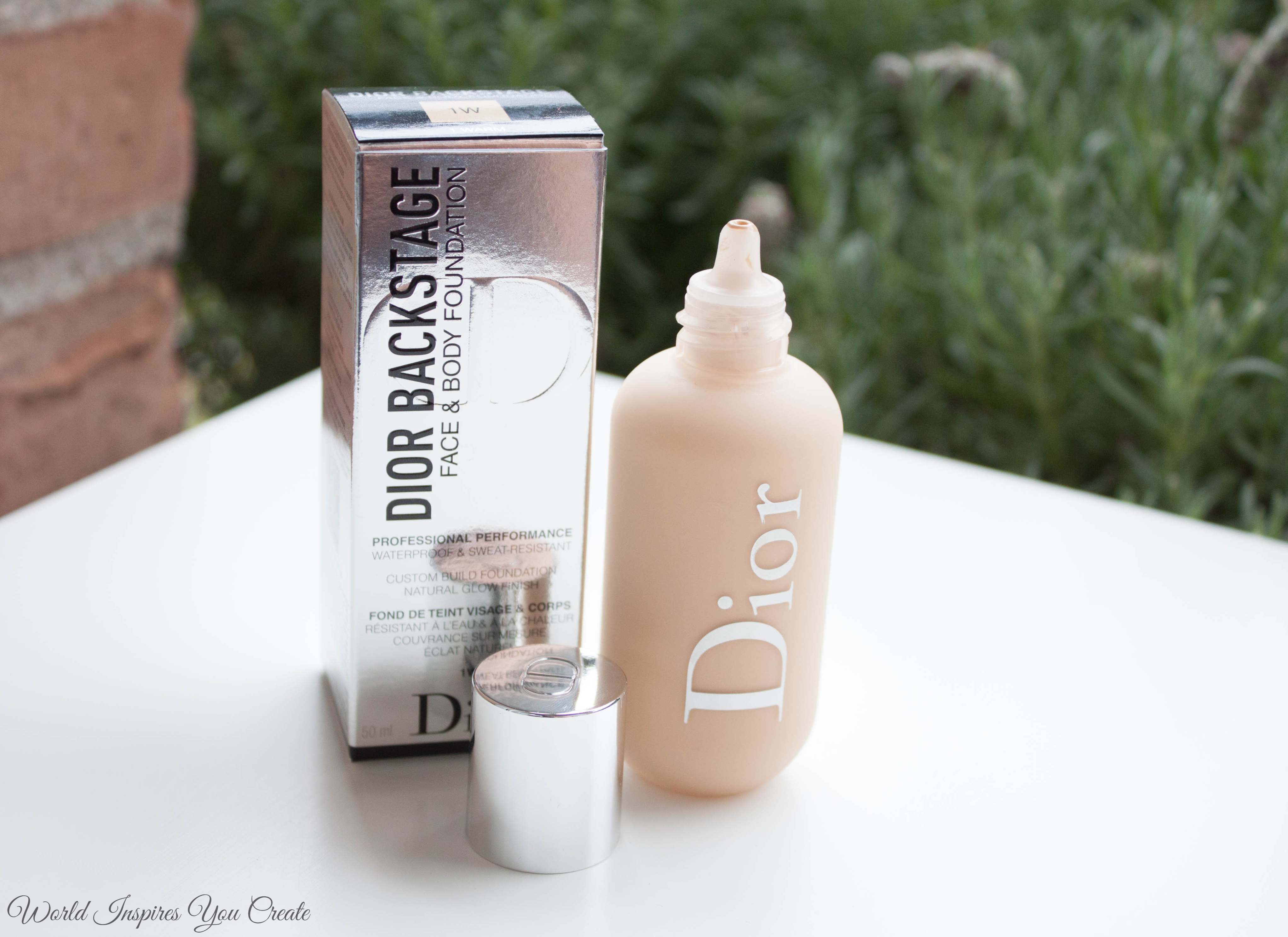dior face and body foundation sample